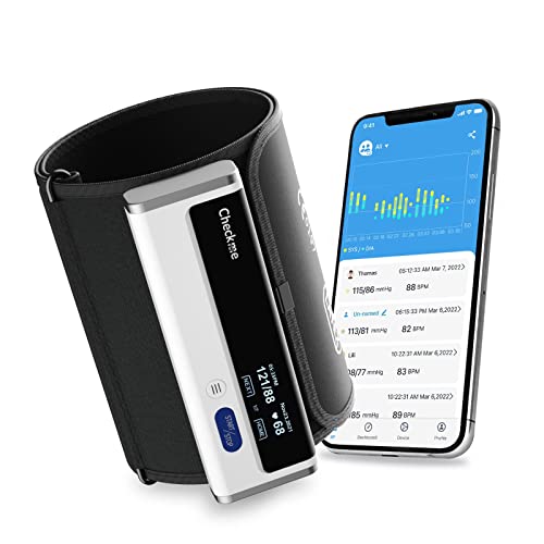 CheckMe Bluetooth-Blutdruckmessgeräte, Blutdruckmessgeräte für den Heimgebrauch mit Multi-User-Management, kostenlose APP für Andriod und iOS