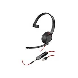 Poly Blackwire 5210 - Blackwire 5200 series - Headset - On-Ear - kabelgebunden - aktive Rauschunterdrückung