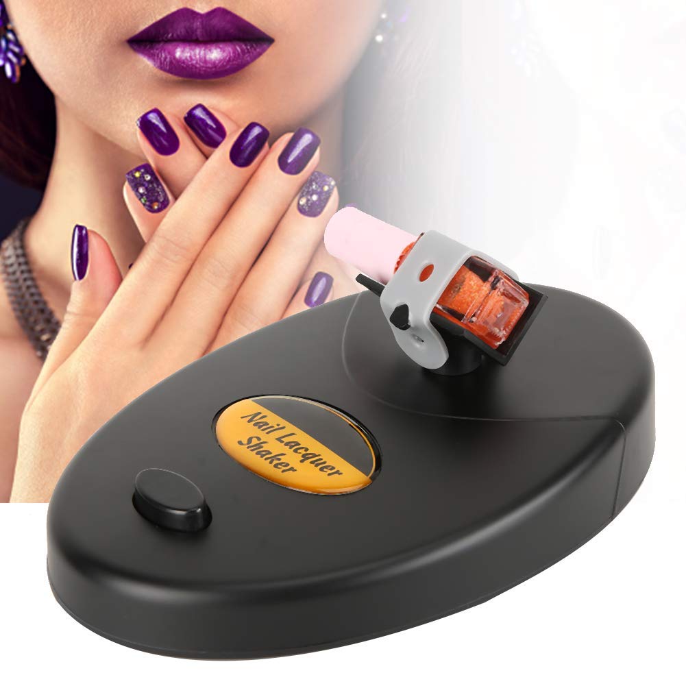 Nagellack Shaker, elektrische Flüssigkeit gleichmäßig Nagellack UV Gel Shaking Machine für Wimpernkleber Nagellack Tattoo Ink(EU)