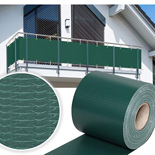 huigou HG® 2X 35m Sichtschutz Streifen Doppelstabmattenzaun PVC Blickdicht für Einzel- und Doppelstabmatten geeignet