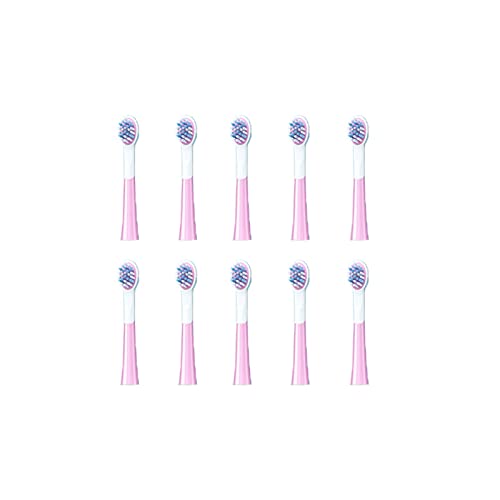 Shenghao Yige Store CHildren Zahnbürstenkopf, passend für S300 Ultraschall-elektrische Zahnbürste, passend für elektrische Zahnbürstenköpfe (Farbe: 10 rosa Kaninchen)