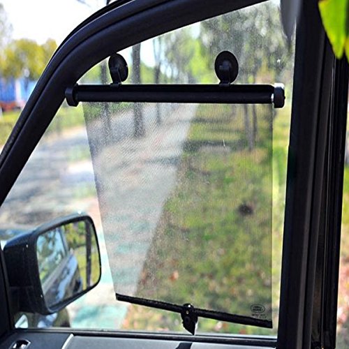 Alamor 2 Stücke Auto Seitenfenster Sonnenschutz Vorhang Rollo Screen Protector Visier