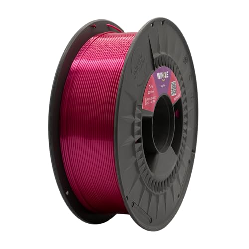 Winkle PLA-Filament SILK Ruby Pink | Pla 1,75 mm | Filament Print | 3D-Drucker | 3D-Filament | Farbe Ruby Pink | Spule 1000 g