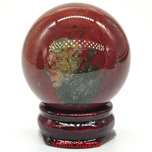 40MM natürliche Edelsteine ​​Kugelkristalle   Home Decoration Chakra Stones Sphere Rocks Mineral-India Achat