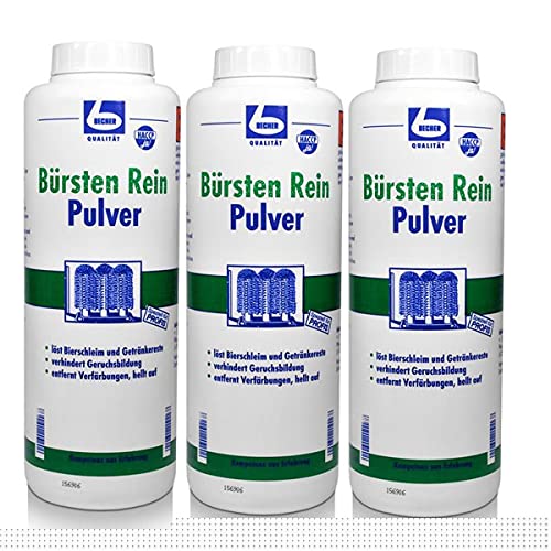 3x Dr. Becher Bürsten Rein Pulver Reiniger 750 g