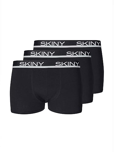 Skiny Herren Multipack Selection Pant 3er Pack Hipster, Schwarz (Black 7665), Herstellergröße: XX-Large