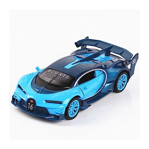 QCHIAN Modell aus Legierung Druckguss 1:32 für: Bugatti Veyron GT Modellauto aus Metall Modell Auto Modell Druckguss Szeneneinstellung Video kurz