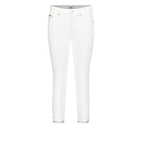 MAC Jeans Mac Damen Jeans Rich Slim, Light Authentic Denim 0389l575590 Weiß 44-26