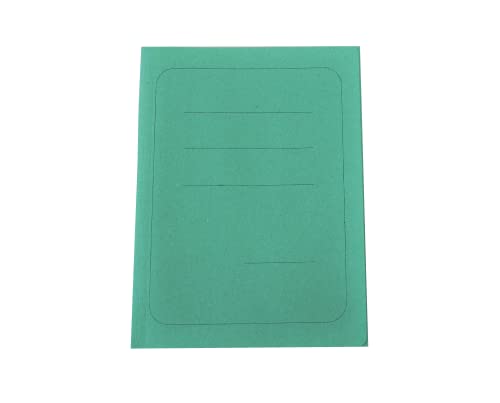Einfache Mappe mit Aufdruck aus Spanpapier, 145 g, 25 x 34 cm, Packung mit 100 Stück, Grün