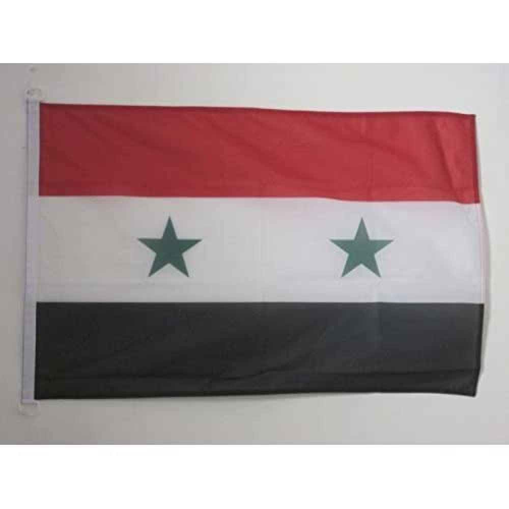 AZ FLAG Flagge SYRIEN 150x90cm - SYRISCHE Fahne 90 x 150 cm Aussenverwendung - flaggen Top Qualität