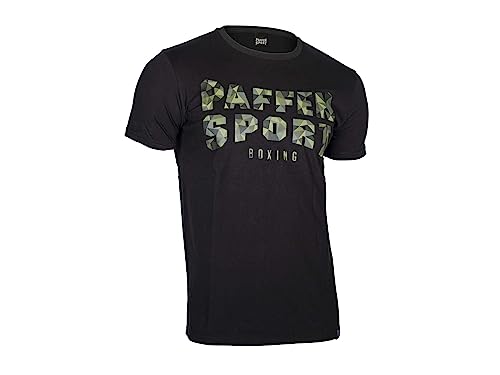 PAFFEN SPORT «CAMO Logo» Slim Fit T-Shirt, schwarz, GR. M