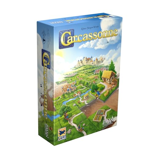 Z-Man Games , Carcassonne , Board Game , Ages 7+ , 2-5 Players , 45 Minutes Playing Time