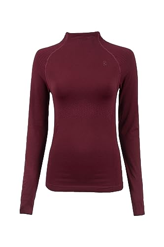 Cavallo EMICA enganliegendes Funktionsshirt Damen Dark red Sportswear HW 2023, Größe:36