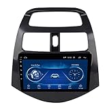 WY-CAR Android 12 Autoradio 9 Zoll Touchscreen Radio Für Chevrolet Spark 2010-2014 Unterstützt Bluetooth FM RDS USB GPS Navigation WiFi Bedienelemente am Lenkrad Android Auto
