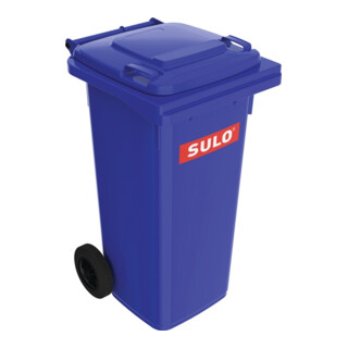 Müllgroßbehälter 120l blau a.Niederdruck-PE Rad-D.200mm