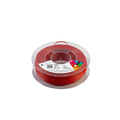 Smartfil, SMFLX0RE0A033, elastischer und flexibler Filament für 3D-Drucker, 1.75 mm, 330 g, Ruby