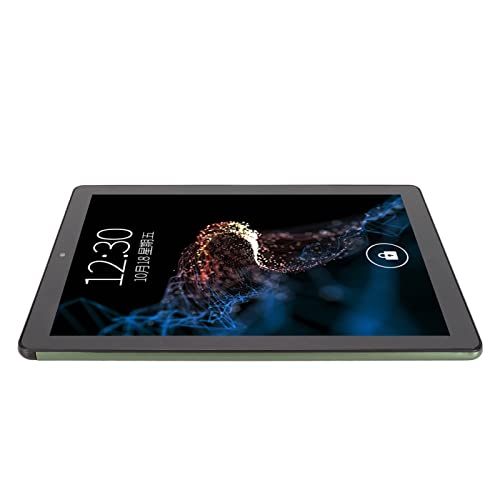 10,1-Zoll-Tablet, HD-Tablet Vorne 5 MP Hinten 13 MP 6 GB 128 GB Grün 2,4 G 5 G WiFi Zum Fotografieren für Android 11.0 (EU-Stecker)