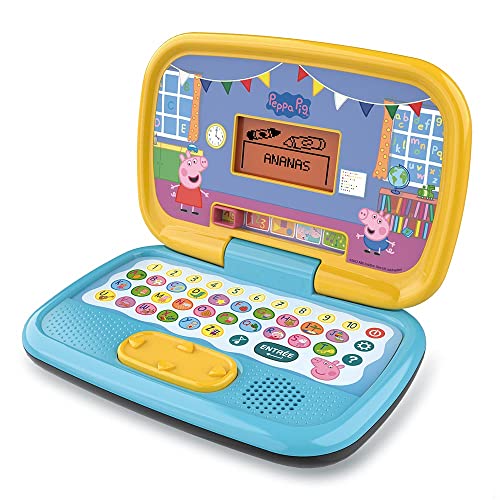 VTech - Peppa Pig - My Ordi Educational, Kindercomputer, Peppa Pig Lerncomputer, Peppa Pig Spielzeug - 3/6 Jahre alt - französische Version