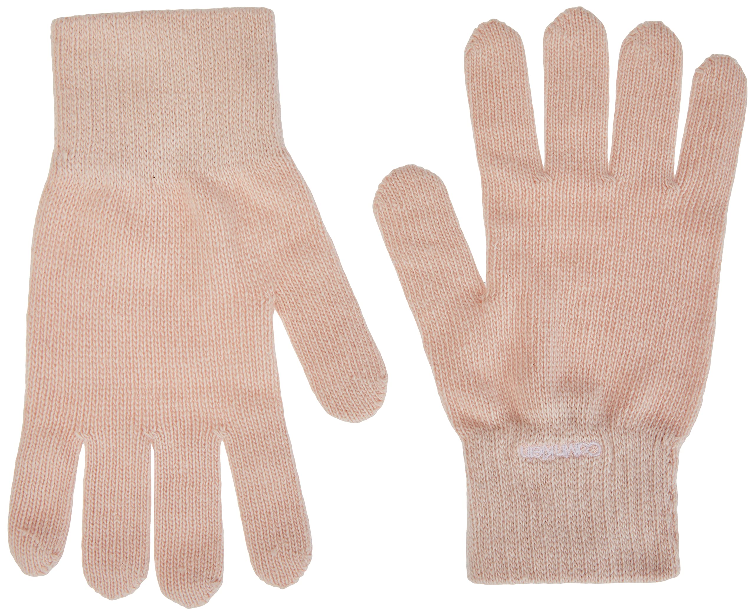 Calvin Klein Damen Organic Ribs Gloves K60K608508 Handschuhe, Rosa (Spring Rose), OS