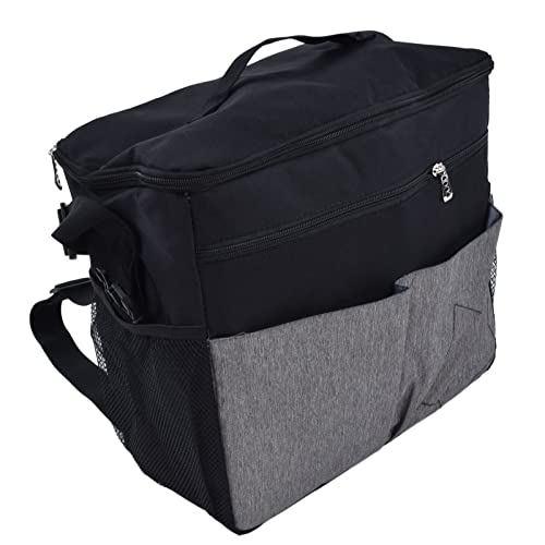 Wickeltasche Rucksack, Große Kapazität Wickeltasche Rucksack Multifunktions-Reiserucksack Zum Einkaufen Im Freien(Glimmer schwarz)