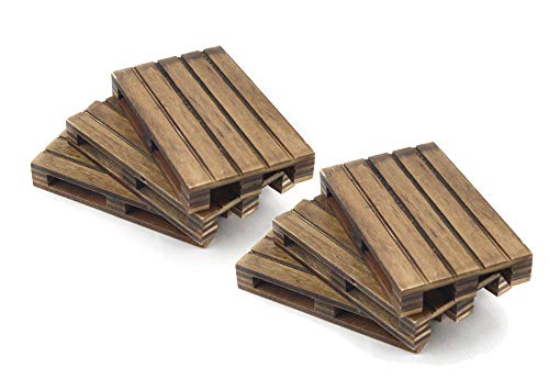 HostelNovo Mini-Palette aus Holz, speziell gealtert, ideal für Dekoration und Untersetzer