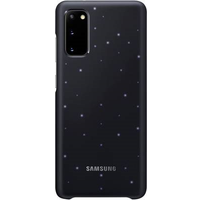 Samsung LED Back Cover EF-KG980 - Hintere Abdeckung für Mobiltelefon - Schwarz - für Galaxy S20, S20 5G