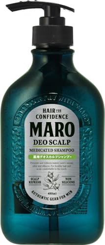 Maro Medicated Deo Scalp Shampoo - 480ml (Green tea Set)