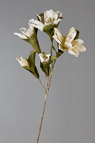 Foam Flower Salvador Farbe weiß/creme/grün Länge 110 cm Dekoblume