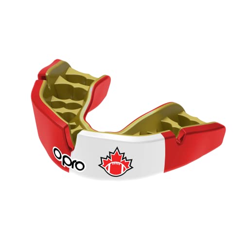 OPRO Unisex Instant Custom-Fit Lizenzierter Mundschutz Fußball Kanada Erwachsene