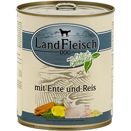 Landfleisch Ente+Reis 800gD