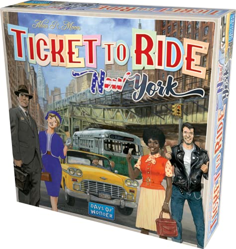 Asmodee 720560 Ticket to Ride New York Tischspiel Blau
