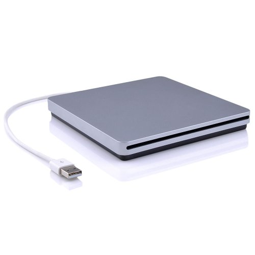 CYBERNOVA Slim-Slot USB Externe CD-RW-Laufwerk Burner, DVD-RW-Laufwerk Super Drive Player Writer (CD/RD Brenner) für Apple MacBook Air Pro