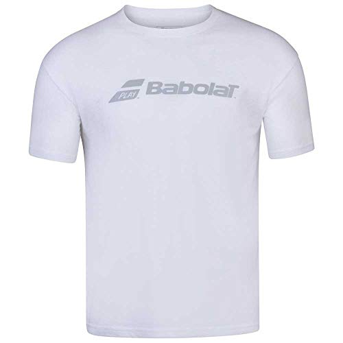 Babolat Herren Exercise, Blanc, M Homme, weiß, M T-Shirt, M