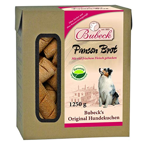 Bubeck Pansen Brot Hundekuchen Snack Ergänzungsfuttermittel Hund 10 kg