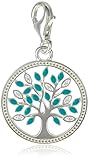 Thomas Sabo Damen Charm-Anhänger Tree of Love Türkis 925 Sterling Silber 1469-041-17