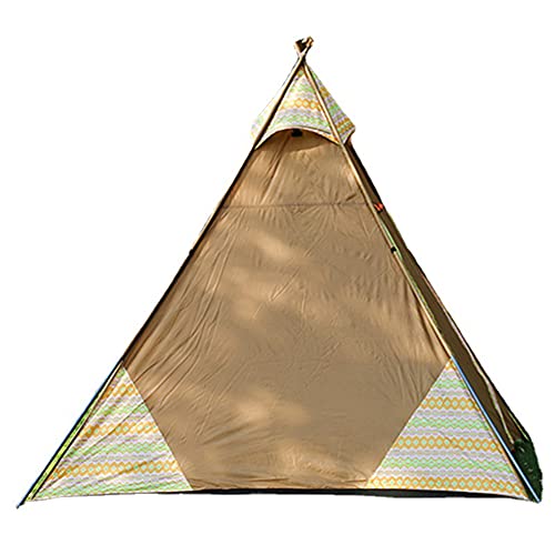 Glamping Zelt Outdoor Pyramidenzelte Outdoor Familien Indianerzelt 3-4 Personen Tribal Stil Pyramidenzelt Indoor Kinder Glockenzelt