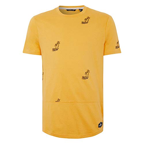 O'NEILL LM Palm AOP T-Shirt für Herren S Gelb (Yellow AOP)
