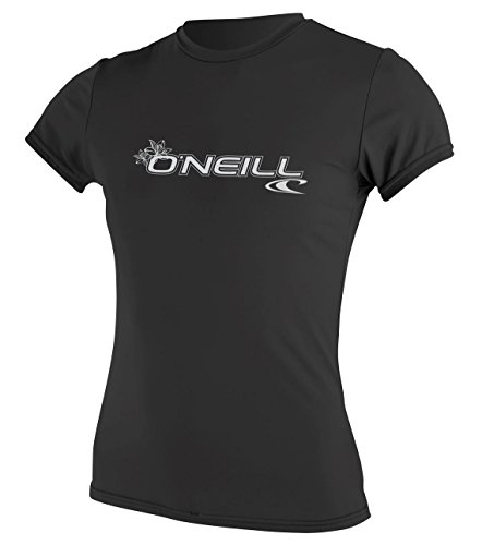 O'Neill Wetsuits Damen WMS Basic Skins S/S Rash Tee Vest, Multi Colour, L