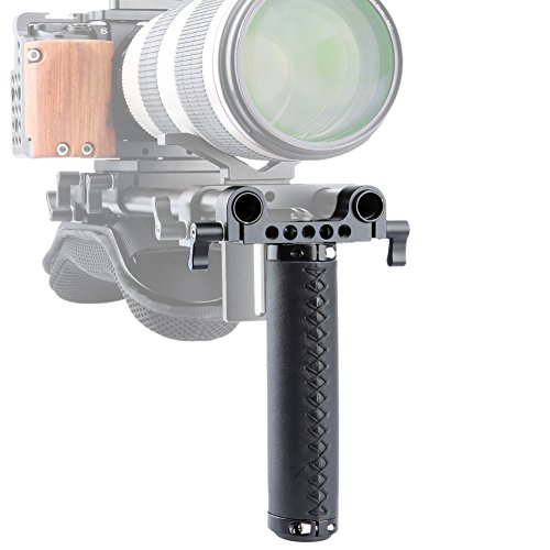 NICEYRIG DSLR Mittelhandgriff Grip mit 15 mm Rod Clamp für Kamera Stabilisator Unterstützung