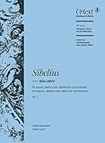 Kullervo op. 7 - Symphonisches Gedicht - Urtext nach der Gesamtausgabe ""Jean Sibelius Werke"" (JSW) - Studienpartitur (PB 5304)