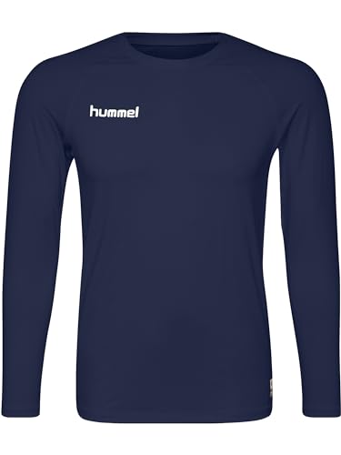 Hummel Herren HML First Performance Jersey L/S Long Sleeve, bleu Marine, S EU