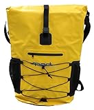 SUPwave Premium Thermo-Dry Bag, Rucksack 30 Liter, Rolltop, Outdoor Rucksack, Wasserdicht Sport-Vibrations (Gelb)