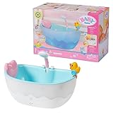 BABY born Badewanne für Puppen mit Farbwechsel, Dusch-und Soundfunktion, funktioniert auch mit echtem Wasser, 832691, Zapf Creation