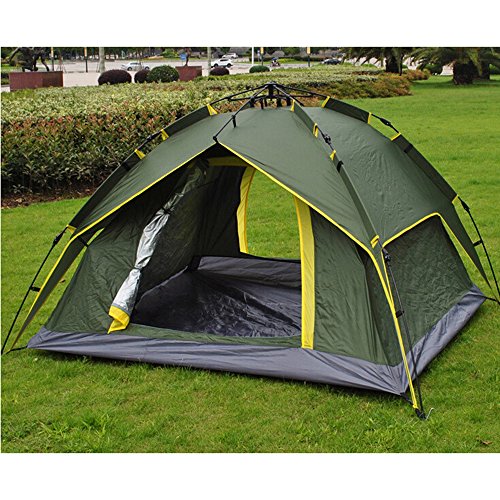 TureFans Zelt, campingzelt, 200 * 220 cm, wasserdichtes Oxford-Tuch, regensicher, UV-Schutz, Platz für 3-4 Personen, Falten