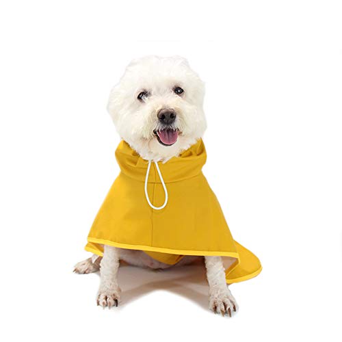 NashaFeiLi Haustier-Regenmantel, für große Hunde, wasserdicht, PU-Regenjacke für mittelgroße und große Hunde (6XL)