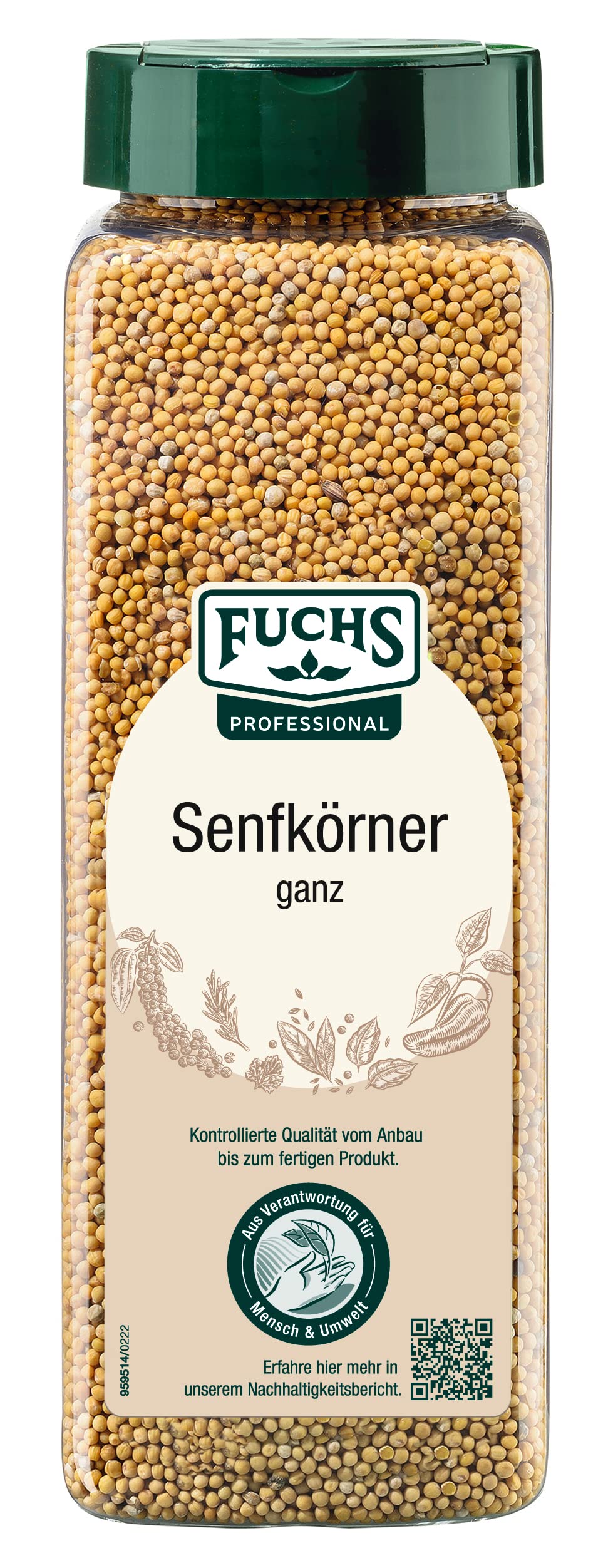 Fuchs Senfkörner, 3er Pack (3 x 700 g)