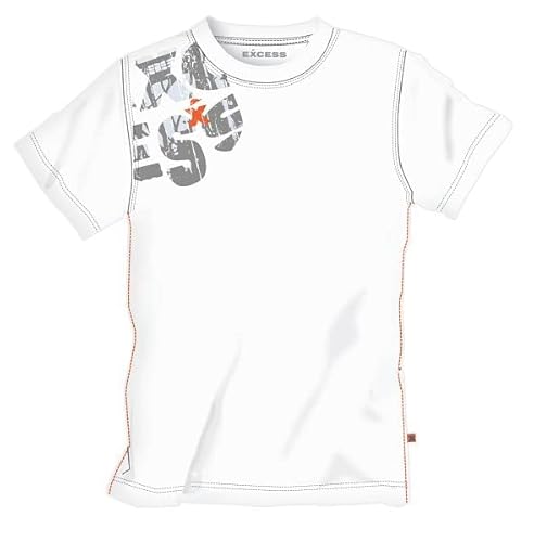 Excess 021-1-41-51-WHI-XS T-Shirt, Weiß, Größe XS