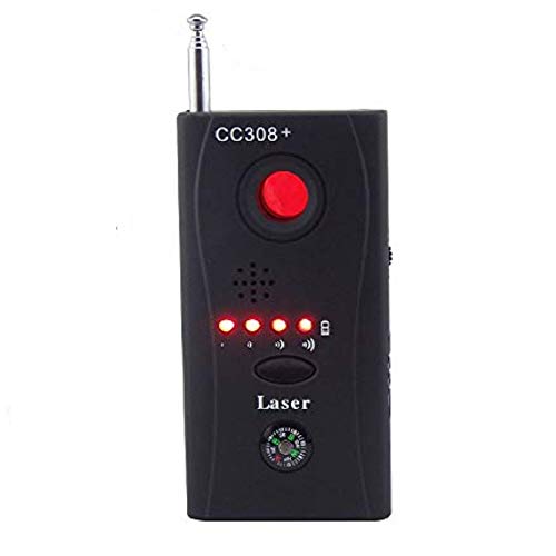 Winnes Wireless RF Signal Detektor Anti-spy Signal Erkennen Versteckte Kamera Laser-Objektiv GSM Device Finder CC308 Schwarz