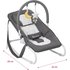 Babywippe Easy Moonlight, weiß/zink weiß-kombi