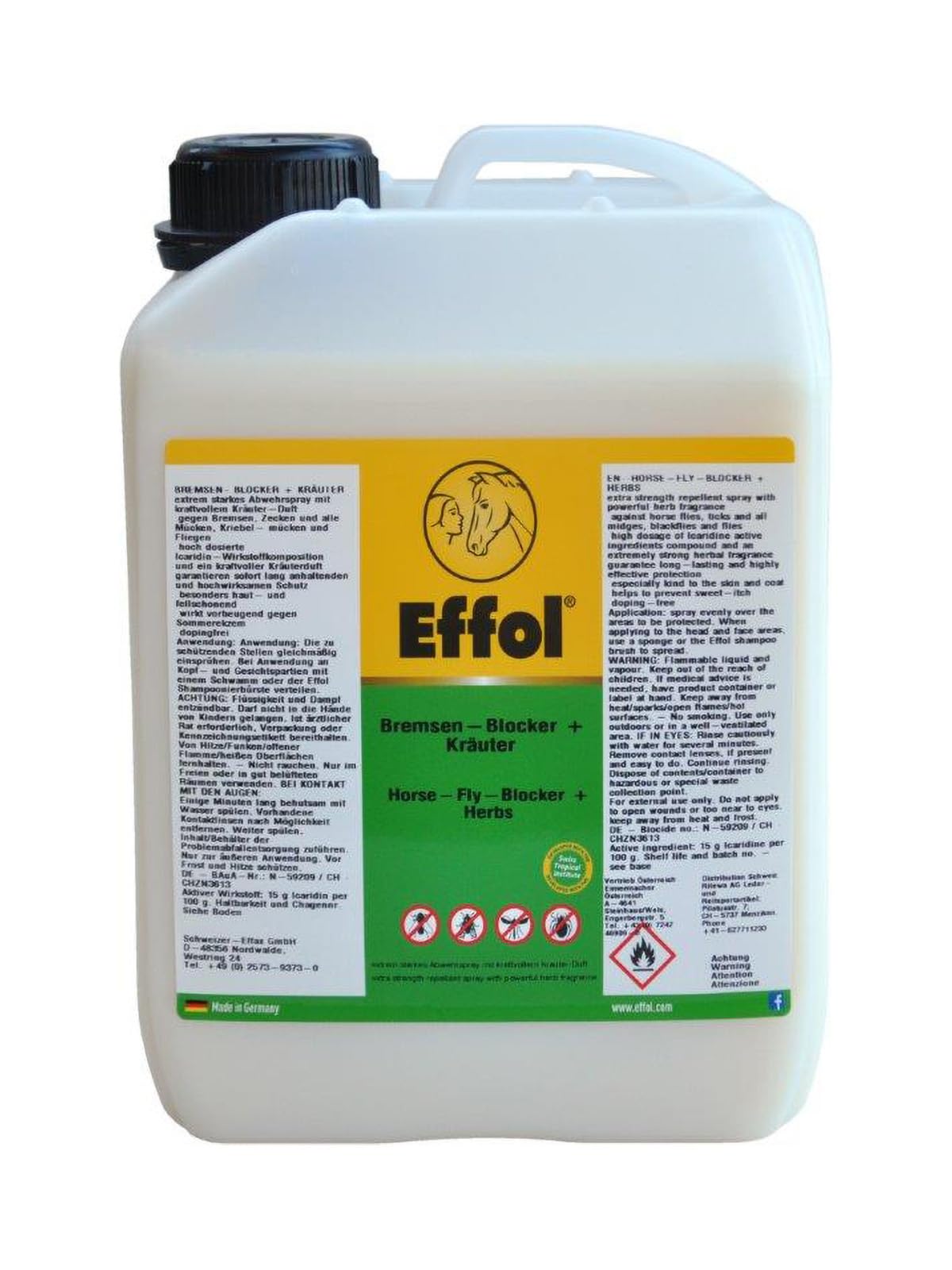 Effol 11572300 Bremsen-Blocker + Kräuter, 2.5 l